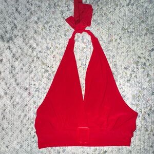 Body Central Red Halter Top